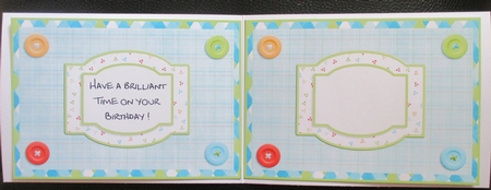 2 on a sheet inserts to match So Many Toys So Little Time Lets Play quick card front by Davina Rundle