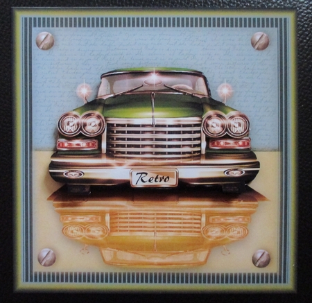 Retro Car Card Kit by Davina Rundle