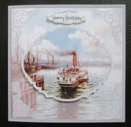 Ferry crossing the river by Davina Rundle