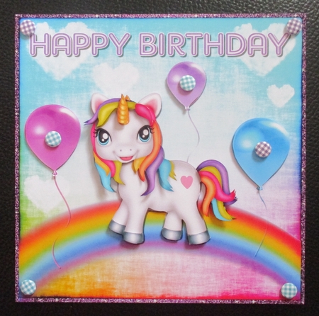 RAINBOW UNICORN by Davina Rundle