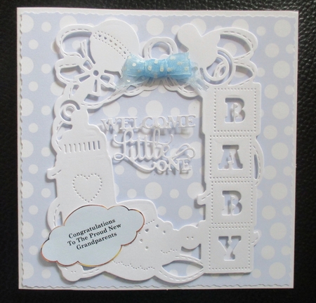 10 gold edged cloud shaped pastel coloured tags by Davina Rundle