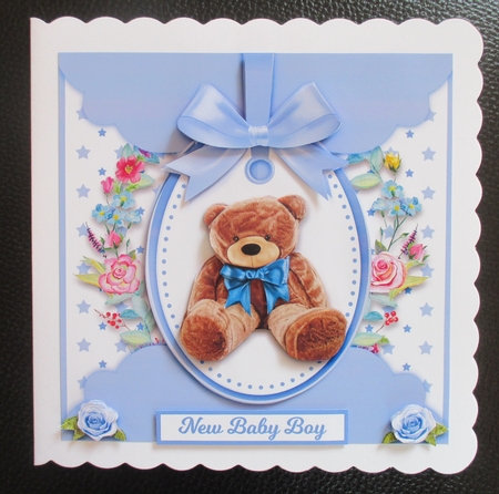BABY BEAR - BLUE by Davina Rundle