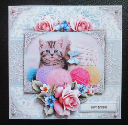 Kitten Play Card Kit by Davina Rundle