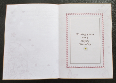 Champagne colour Butterfly Insert 3 by Davina Rundle