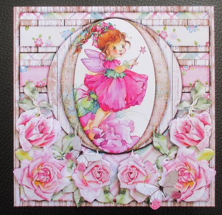 Vintage Shabby Fairy card kit set 1479 by Davina Rundle