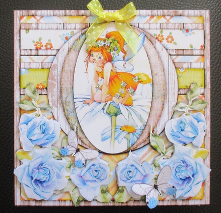 Vintage Shabby Fairy card kit set 1480 by Davina Rundle
