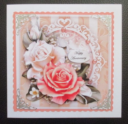 White Peach Roses by Davina Rundle