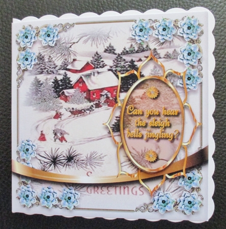 Christmas Thoughts - White 2 by Davina Rundle