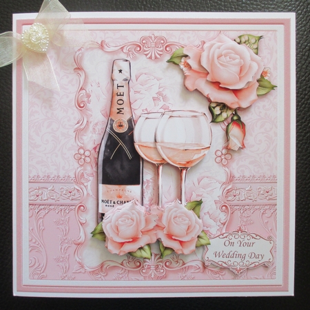 CHAMPAGNE CELEBRATIONS 7.8 Decoupage & Insert Bumper Kit  by Davina Rundle