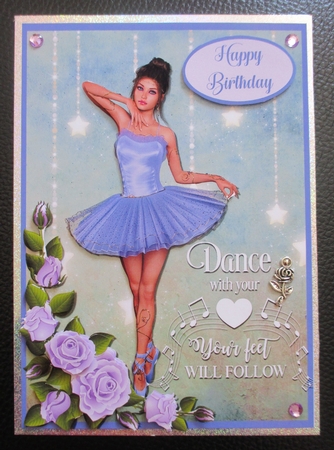BALLET DANCER MINI KIT 5x7 by Davina Rundle
