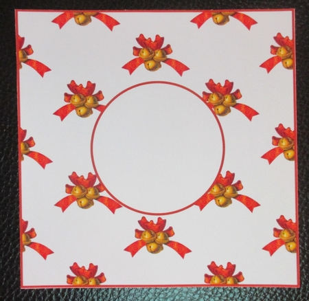 Christmas Vintage Bells Insert 8x8 by Davina Rundle