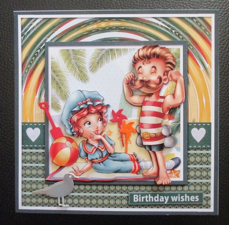 Retro Summer time mini kit by Davina Rundle