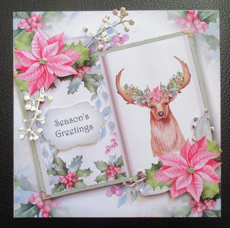 Open Book Christmas - Gorgeous Stag by Davina Rundle