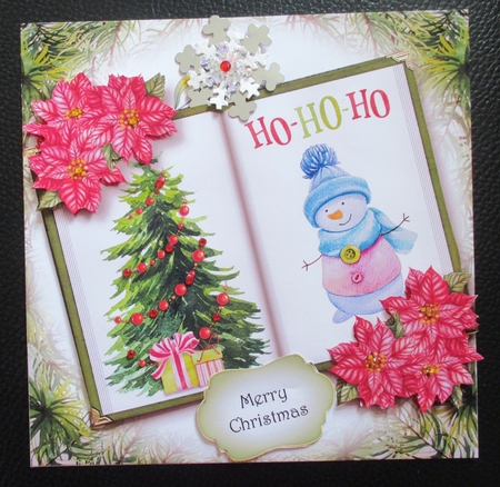 Open Book Christmas - Jolly Snowman by Davina Rundle