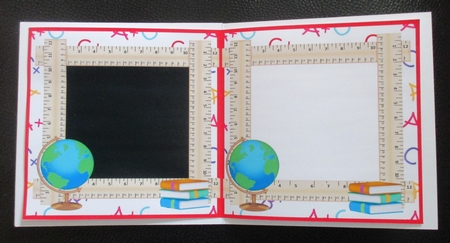 Ruler Framed Blackboard Thank You Teacher  insert by Davina Rundle