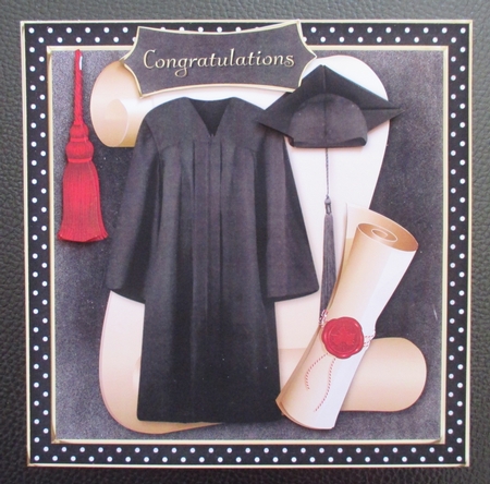 Graduation Cap and Gown 11 by Davina Rundle