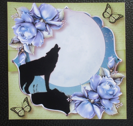 Silhouette Moon - The Wolf by Davina Rundle