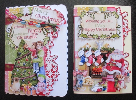 Home for Christmas Quick Cards by Davina Rundle