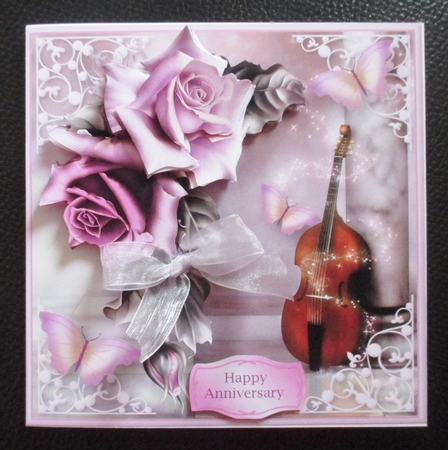 The Magic of Music - Decoupage Card Mini Kit by Davina Rundle