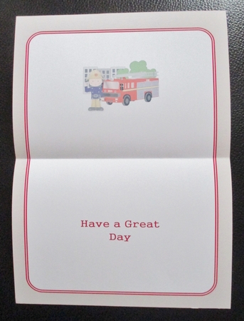 Fireman Fred insert by Davina Rundle