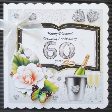 60th Diamond wedding Anniversary mini kit by Davina Rundle