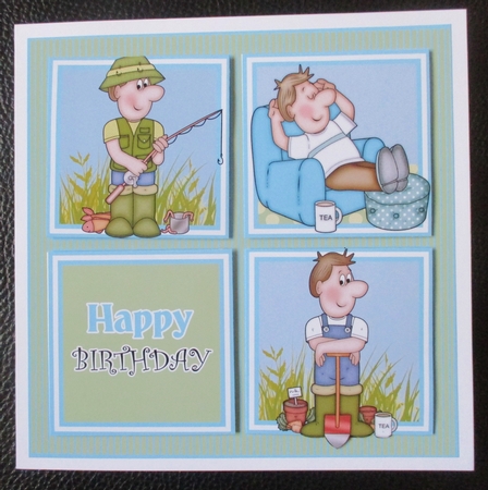 Dave Birthday Squares 2 Mini Kit by Davina Rundle