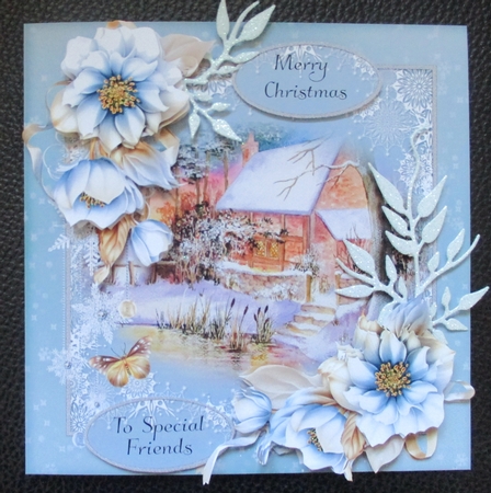 Snowy Cottage & Frosted Florals Mini Kit by Davina Rundle