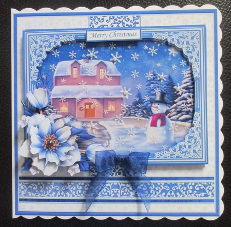 WINTER WONDERLAND 7.8 Christmas Quick Layer Card or Decoupage Mini Kit by Davina Rundle
