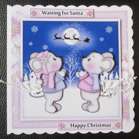 Waiting For Santa Christmas Mice Mini Kit by Davina Rundle