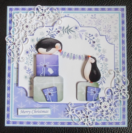 CHRISTMAS SNOW PALS 7.5 Decoupage & Inserts Bumper Kit by Davina Rundle