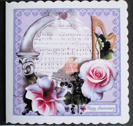 8x8 moonlight and roses anniversary mini kit by Davina Rundle
