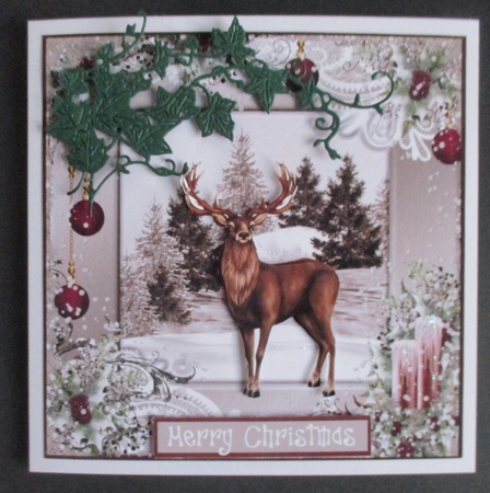 Christmas reindeer by Davina Rundle