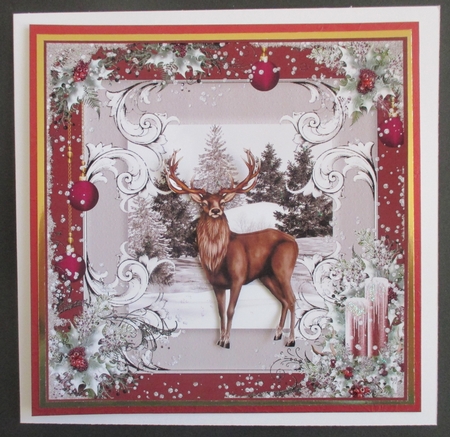 Christmas reindeer2 by Davina Rundle