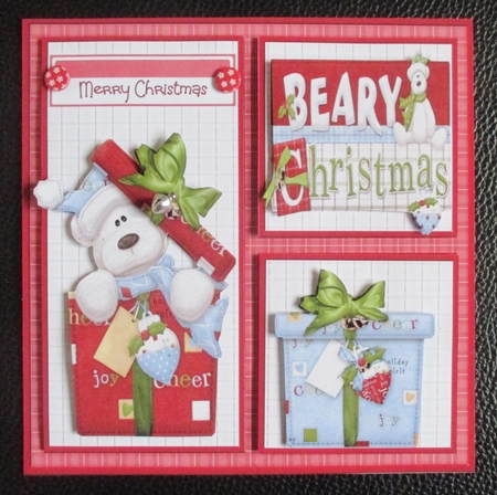 Teddy bear Christmas by Davina Rundle