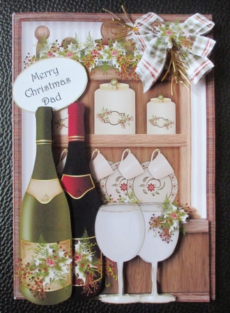 The Kitchen At Christmas - Time For Wine by Davina Rundle