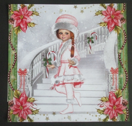 Sweet Little Snowy Christmas Staircase Mini Kit by Davina Rundle