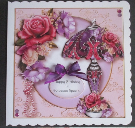 The Tiffany Lamp - Belle Epoque Roses by Davina Rundle