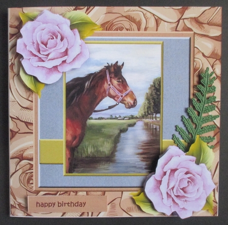 Beautiful Nature Horse  quick card  by Davina Rundle