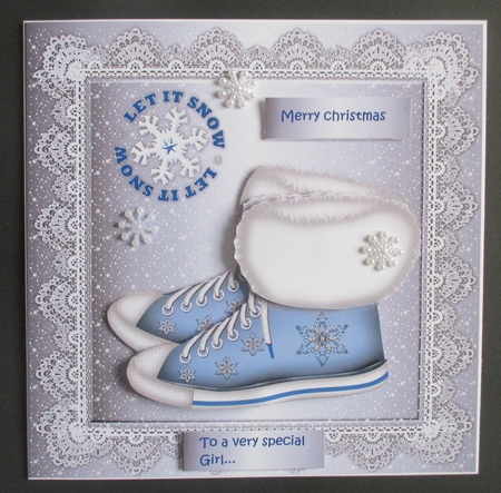 Christmas Sneakers Mini Kit by Davina Rundle