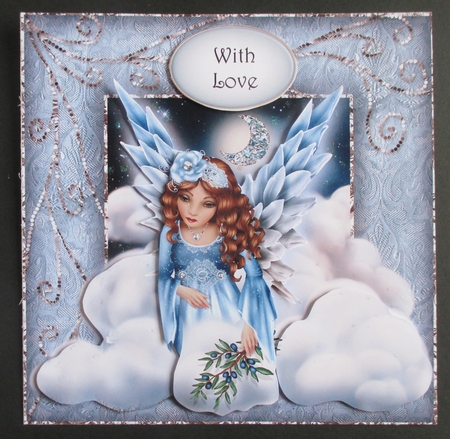 Guardian Angel In Blue by Davina Rundle