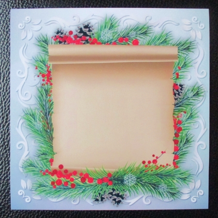 Gorgeous Christmas Insert Blank 8x8 by Davina Rundle