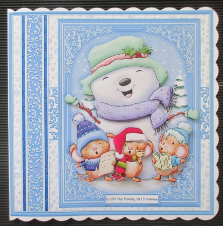 CUTE CHRISTMAS MIX Set 2 7.5 Decoupage & Inserts Bumper Kit by Davina Rundle