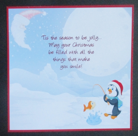 Christmas dinner for penguin insert by Davina Rundle
