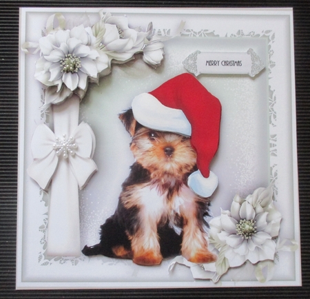 Yorkie Christmas Card Kit by Davina Rundle