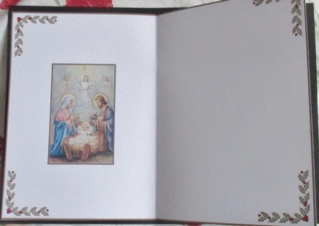 Nativity Christmas Blank Insert  by Davina Rundle