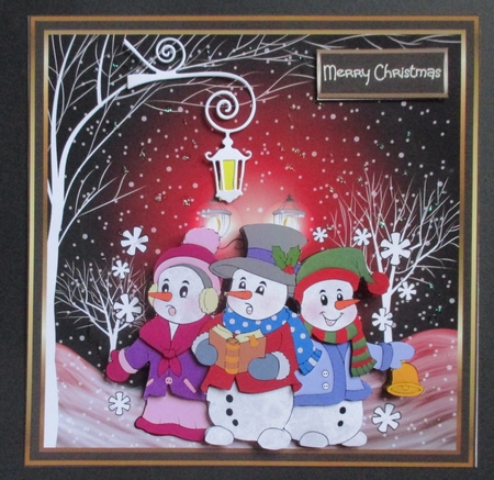 snowmen carolers by Davina Rundle