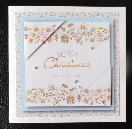 Pastel Christmas Florals 8x8 by Davina Rundle