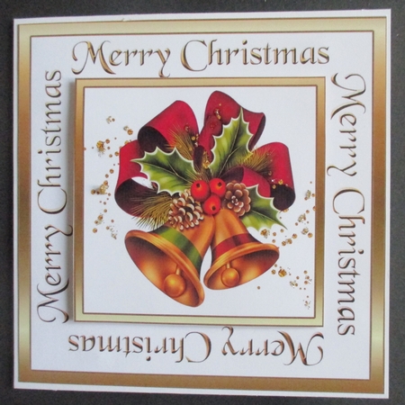 Christmas Bells square by Davina Rundle