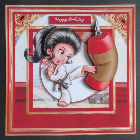 Karate Girl Mini Kit by Davina Rundle