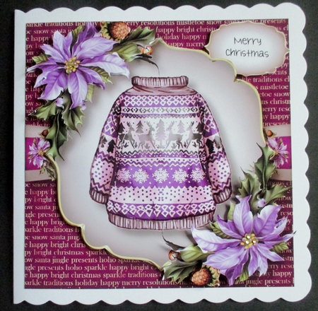The Purple Christmas Jumper by Davina Rundle